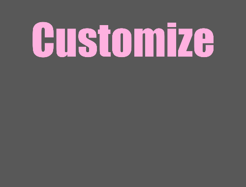 Customize Your Own Decal