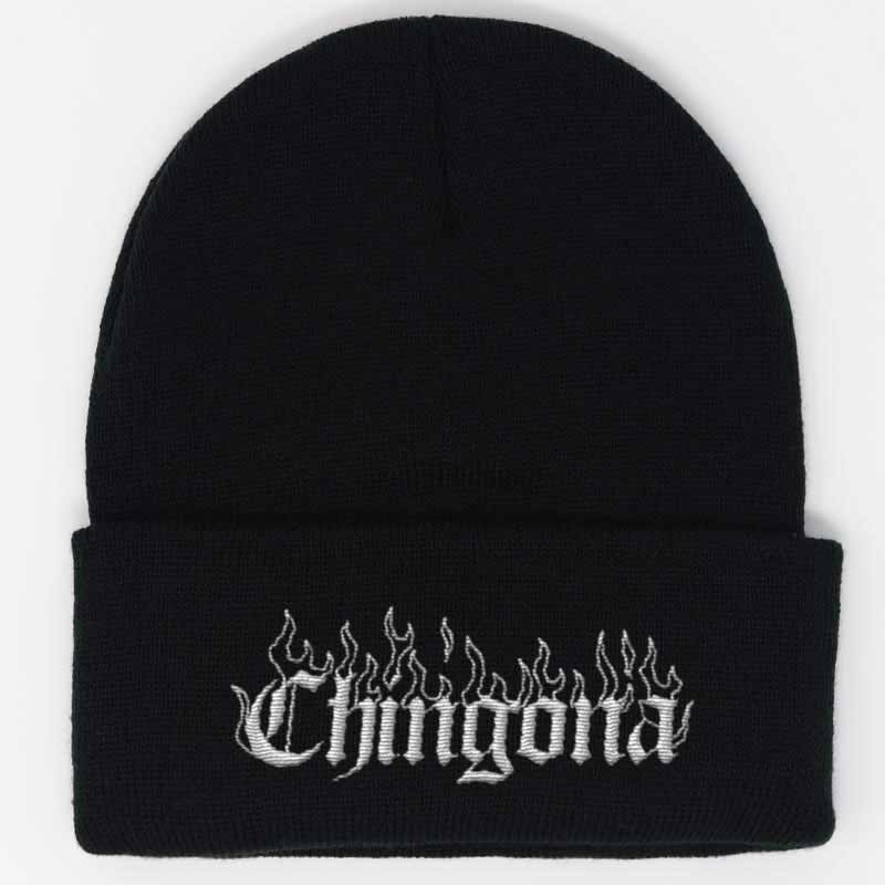 Load image into Gallery viewer, Chingona Beanie (flames)
