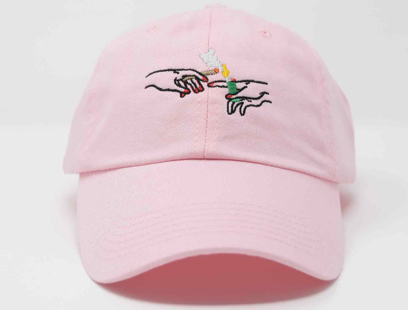Load image into Gallery viewer, light pink lighting blunt hat
