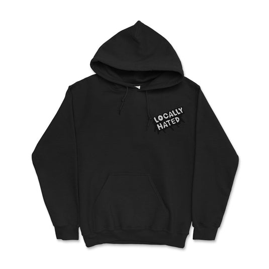 embroidered locally hated hoodie