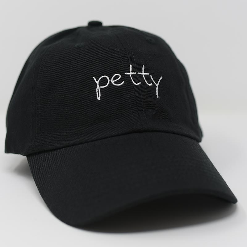 Load image into Gallery viewer, side view of petty black hat
