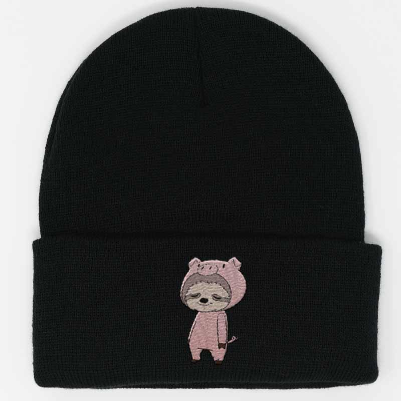 Load image into Gallery viewer, Pig Sloth Beanie
