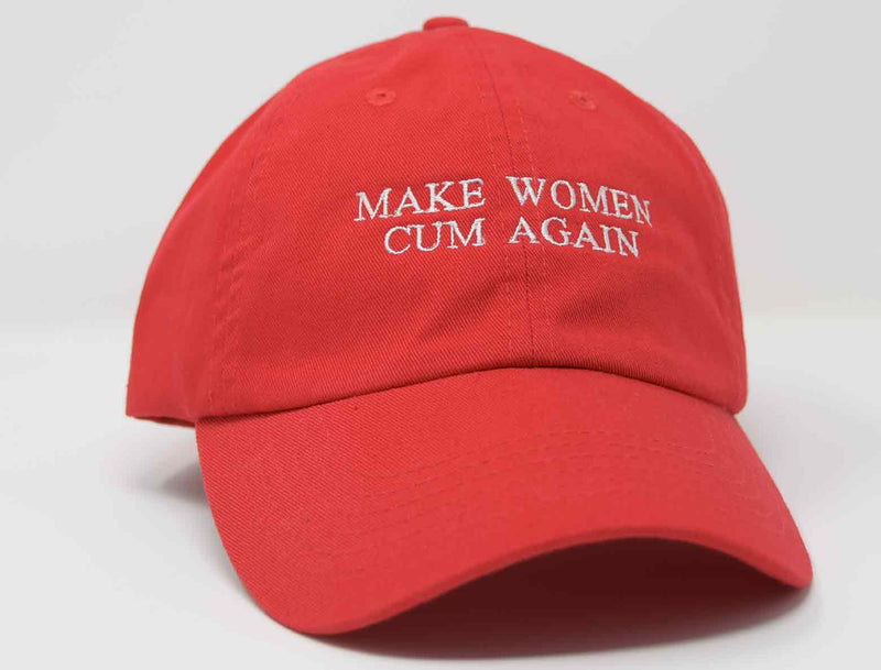 Load image into Gallery viewer, side view make women cum again red hat
